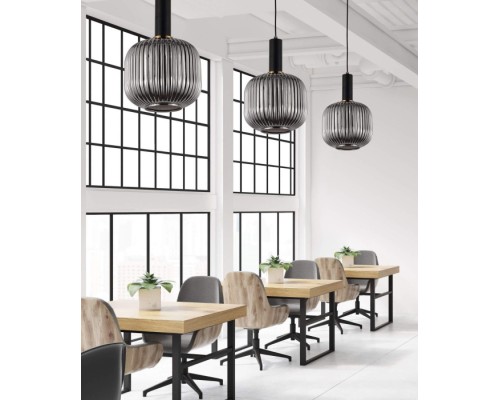Подвесной светильник LDP 1217-1 GY+BK Lumina Deco Подвесной светильник LDP 1217-1 GY+BK Lumina Deco