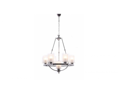 Подвесной светильник Santini LDP 1220-7 CHR+WT Lumina Deco Подвесной светильник Santini LDP 1220-7 CHR+WT Lumina Deco