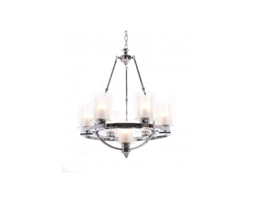 Подвесной светильник Santini LDP 1220-7 CHR+WT Lumina Deco Подвесной светильник Santini LDP 1220-7 CHR+WT Lumina Deco