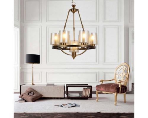 Подвесная люстра Santini LDP 1220-7 MD Lumina Deco Подвесная люстра Santini LDP 1220-7 MD Lumina Deco