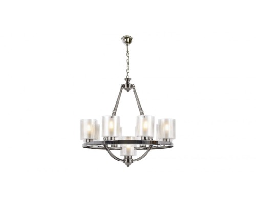 Подвесной светильник Santini LDP 1220-9 CHR+WT Lumina Deco Подвесной светильник Santini LDP 1220-9 CHR+WT Lumina Deco