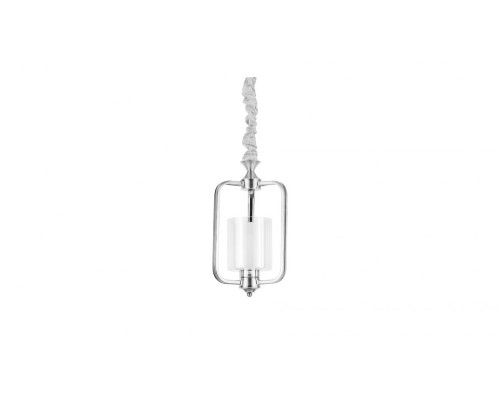 Подвесной светильник Atlanta LDP 1222-1 CHR+WT Lumina Deco Подвесной светильник Atlanta LDP 1222-1 CHR+WT Lumina Deco