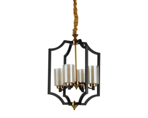 Подвесной светильник Vigatto LDP 1224-4 BK+MD Lumina Deco Подвесной светильник Vigatto LDP 1224-4 BK+MD Lumina Deco