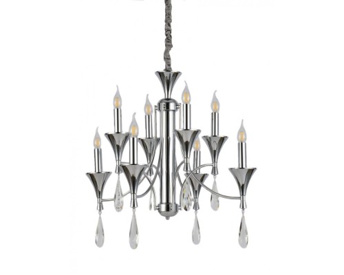 Подвесная люстра Libero LDP 1230-8 CHR Lumina Deco Подвесная люстра Libero LDP 1230-8 CHR Lumina Deco