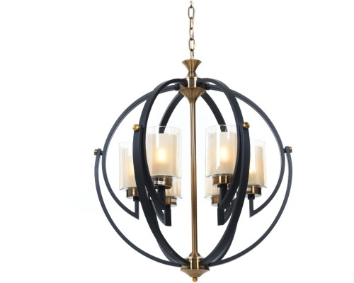 Подвесная люстра LDP 1232-6 BK+MD Lumina Deco Подвесная люстра LDP 1232-6 BK+MD Lumina Deco