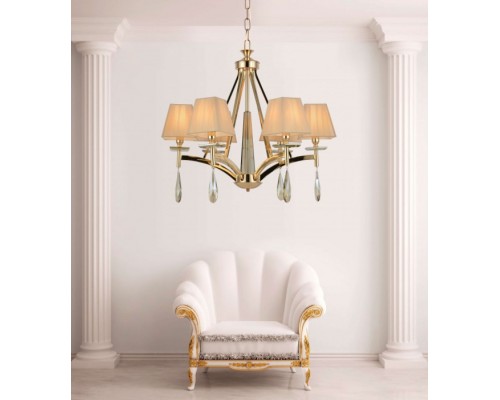 Подвесная люстра Valentina LDP 1240-6 GD Lumina Deco