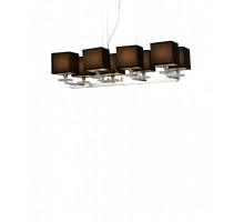 Подвесная люстра Fianelo LDP 1248-8 BK Lumina Deco