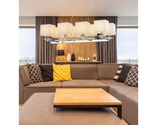 Подвесная люстра Fianelo LDP 1248-8 WT Lumina Deco Подвесная люстра Fianelo LDP 1248-8 WT Lumina Deco