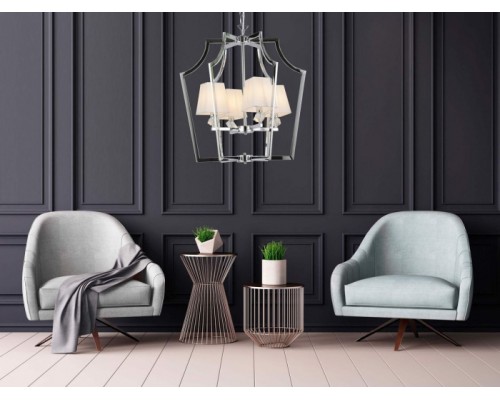 Подвесная люстра Montero LDP 1249-4 CHR+WT Lumina Deco
