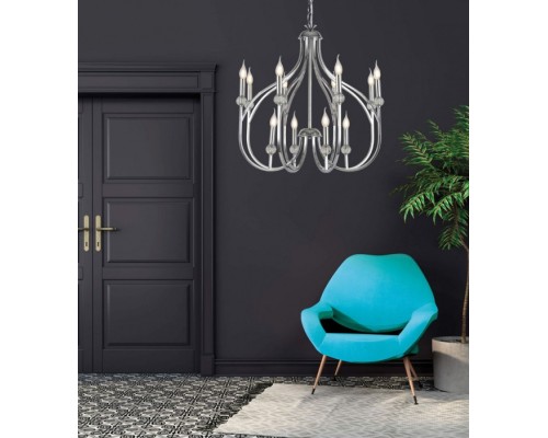 Подвесная люстра Archetype LDP 1250-12 CHR Lumina Deco Подвесная люстра Archetype LDP 1250-12 CHR Lumina Deco