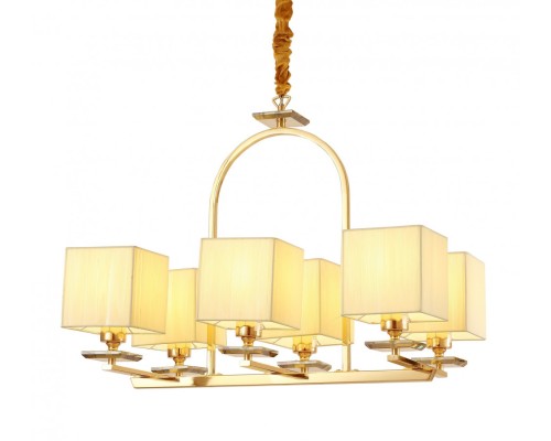 Подвесная люстра Liniano LDP 17100-6 GD Lumina Deco Подвесная люстра Liniano LDP 17100-6 GD Lumina Deco