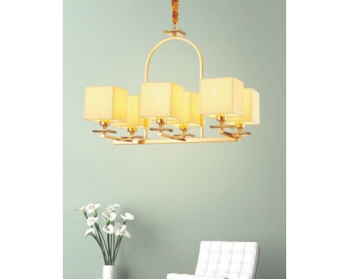 Подвесная люстра Liniano LDP 17100-6 GD Lumina Deco Подвесная люстра Liniano LDP 17100-6 GD Lumina Deco