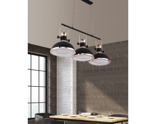 Подвесной светильник Batore LDP 274-3 BK Lumina Deco Подвесной светильник Batore LDP 274-3 BK Lumina Deco