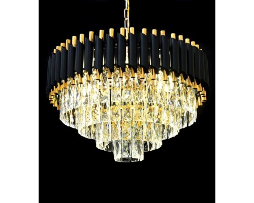 Подвесная люстра LDP 6003-500 BK+F.GD Lumina Deco Подвесная люстра LDP 6003-500 BK+F.GD Lumina Deco