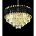 Подвесная люстра LDP 6003-500 BK+F.GD Lumina Deco