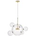 Подвесной светильник LDP 6016-5+1 GD Lumina Deco