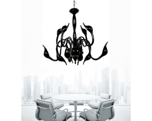 Подвесная люстра Magica LDP 6028-12 BK Lumina Deco Подвесная люстра Magica LDP 6028-12 BK Lumina Deco