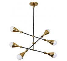 Потолочная люстра  LDP 6029-6 BK+MD Lumina Deco
