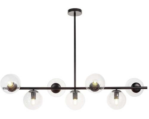 Подвесная люстра LDP 6030-7 BK+PR Lumina Deco Подвесная люстра LDP 6030-7 BK+PR Lumina Deco