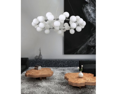 Подвесная люстра LDP 6033-40 CHR Lumina Deco Подвесная люстра LDP 6033-40 CHR Lumina Deco
