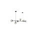 Подвесной светильник Ceredo LDP 6034-6 BK Lumina Deco