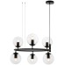 Подвесная люстра LDP 6034-6 RND BK Lumina Deco