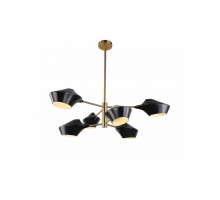 Потолочная люстра Romina LDP 6037-6 BK+GD Lumina Deco