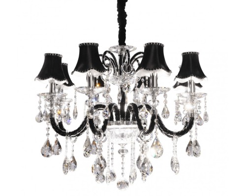 Подвесная люстра Denica LDP 66249-8 BK Lumina Deco Подвесная люстра Denica LDP 66249-8 BK Lumina Deco