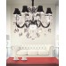 Подвесная люстра Denica LDP 66249-8 BK Lumina Deco