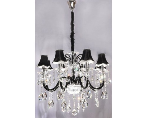 Подвесная люстра Denica LDP 66249-8 BK Lumina Deco Подвесная люстра Denica LDP 66249-8 BK Lumina Deco