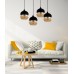 Подвесной светильник Albion LDP 6805 BK+TEA Lumina Deco