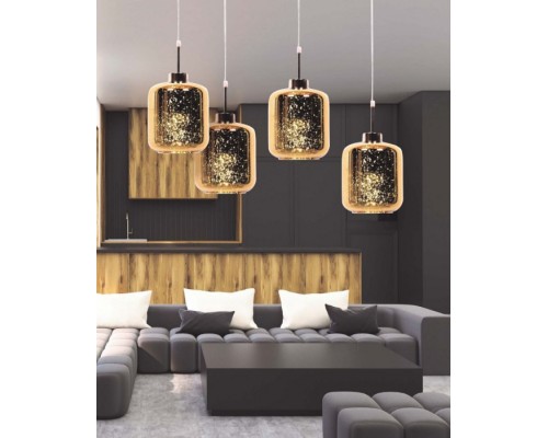 Подвесной светильник Alacosmo LDP 6811-1 GD Lumina Deco Подвесной светильник Alacosmo LDP 6811-1 GD Lumina Deco