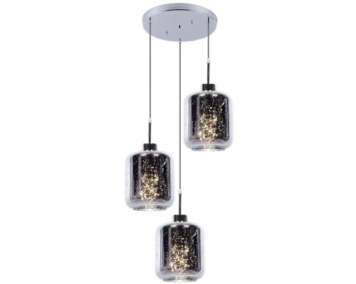 Подвесной светильник LDP 6811-3 RD CHR Lumina Deco Подвесной светильник LDP 6811-3 RD CHR Lumina Deco