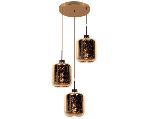Подвесной светильник LDP 6811-3 RD GD Lumina Deco Подвесной светильник LDP 6811-3 RD GD Lumina Deco