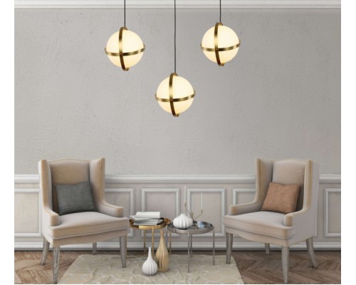 Подвесной светильник Signia LDP 6833-250 WT+GD Lumina Deco Подвесной светильник Signia LDP 6833-250 WT+GD Lumina Deco