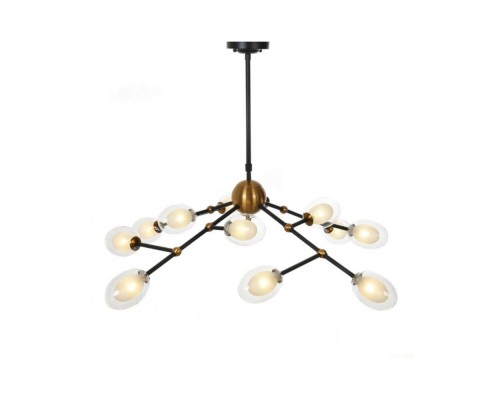Потолочная люстра Crocus LDP 7002-12 BK+MD Lumina Deco Потолочная люстра Crocus LDP 7002-12 BK+MD Lumina Deco