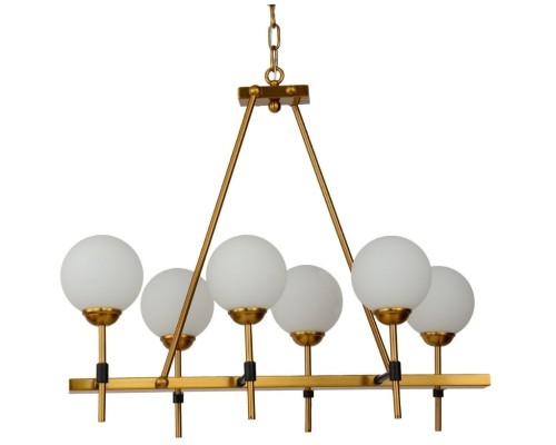 Подвесная люстра LDP 7004-6 MD+BK Lumina Deco Подвесная люстра LDP 7004-6 MD+BK Lumina Deco
