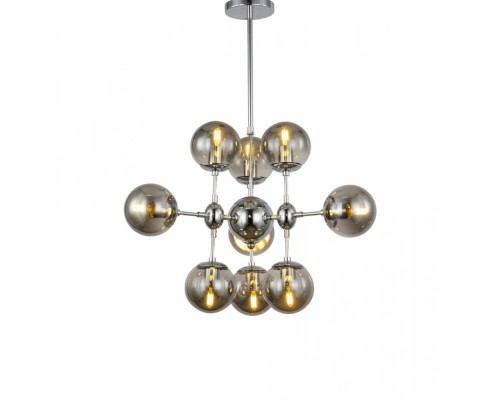 Потолочная люстра Gala LDP 7006-9 CHR Lumina Deco Потолочная люстра Gala LDP 7006-9 CHR Lumina Deco