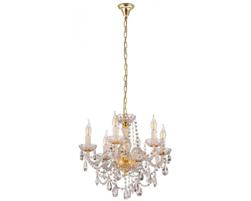 Подвесная люстра  LDP 7026-6 SL+GD Lumina Deco