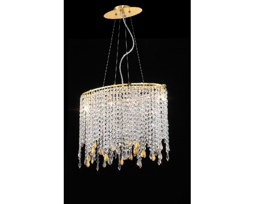 Подвесная люстра Santosa LDP 7051-4A GD Lumina Deco Подвесная люстра Santosa LDP 7051-4A GD Lumina Deco