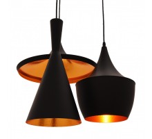 Подвесной светильник Foggi LDP 7712-3 BK Lumina Deco
