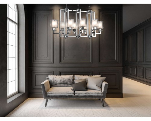 Подвесная люстра  LDP 8012-8 PR CHR Lumina Deco