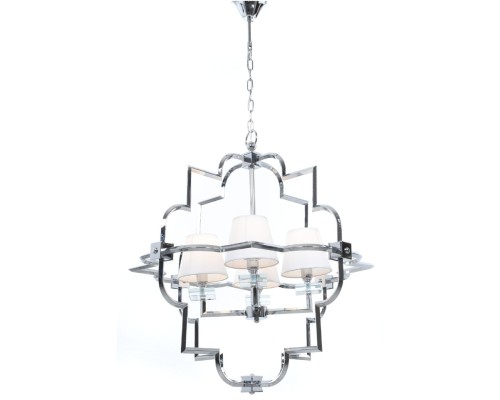 Подвесная люстра LDP 8020-4 CHR+WT Lumina Deco Подвесная люстра LDP 8020-4 CHR+WT Lumina Deco