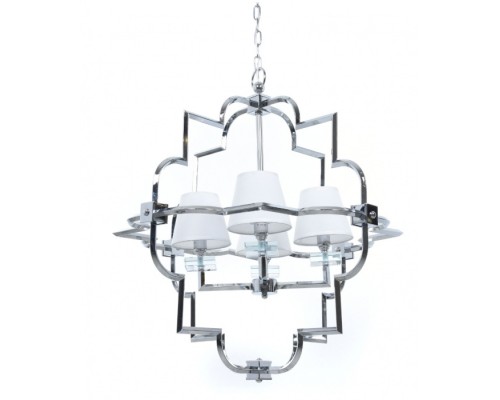 Подвесная люстра LDP 8020-4 CHR+WT Lumina Deco Подвесная люстра LDP 8020-4 CHR+WT Lumina Deco