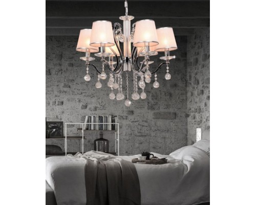 Подвесная люстра Bellisica LDP 8033-6 SL Lumina Deco Подвесная люстра Bellisica LDP 8033-6 SL Lumina Deco