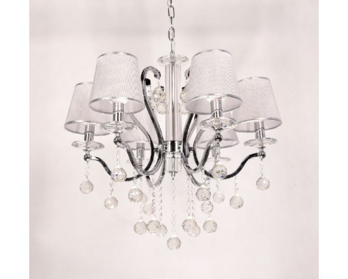 Подвесная люстра Bellisica LDP 8033-6 SL Lumina Deco Подвесная люстра Bellisica LDP 8033-6 SL Lumina Deco