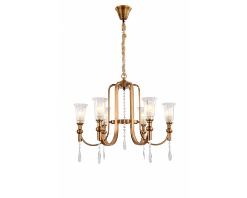 Подвесной светильник Rionella LDP 8041-6 S.GD Lumina Deco Подвесной светильник Rionella LDP 8041-6 S.GD Lumina Deco