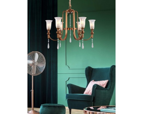 Подвесной светильник Rionella LDP 8041-6 S.GD Lumina Deco Подвесной светильник Rionella LDP 8041-6 S.GD Lumina Deco