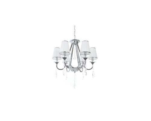 Подвесной светильник Milesia LDP 8926-6 WT+CHR Lumina Deco Подвесной светильник Milesia LDP 8926-6 WT+CHR Lumina Deco