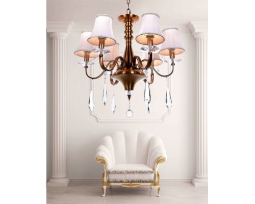 Подвесная люстра Rifossa LDP 9012-6 Lumina Deco Подвесная люстра Rifossa LDP 9012-6 Lumina Deco